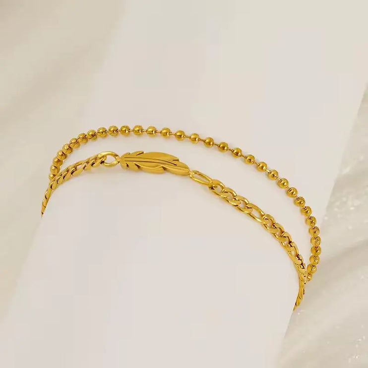 Feather Harmony Bracelet 2Moon Jewellery