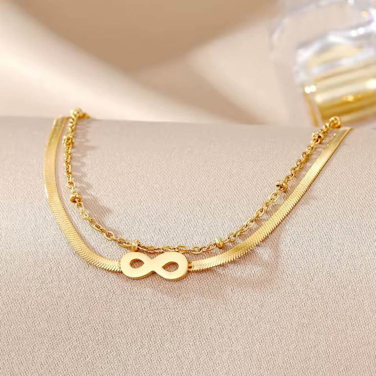 Infinity Dual Chain Bracelet 2Moon Jewellery