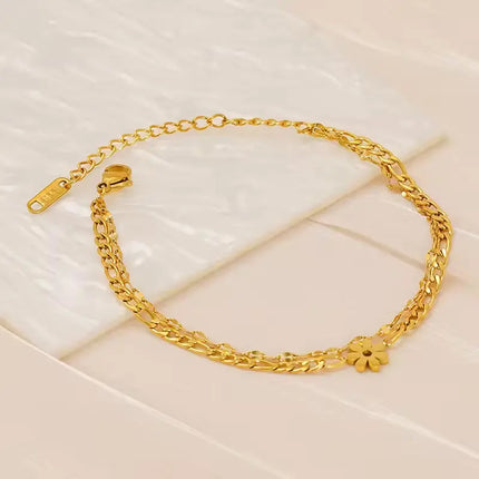 Lunar Bloom Chain Bracelet 2Moon Jewellery