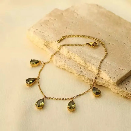 Emerald Drift Bracelet 2Moon Jewellery