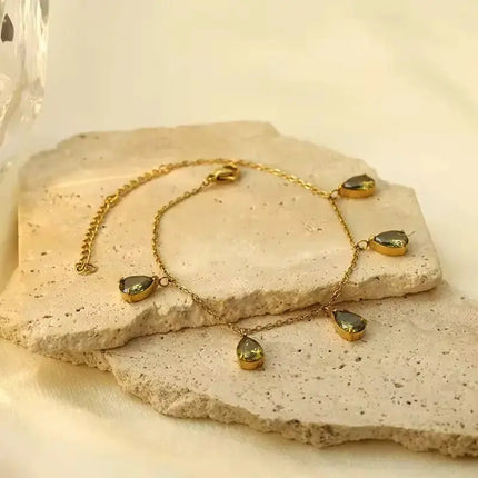 Emerald Drift Bracelet 2Moon Jewellery