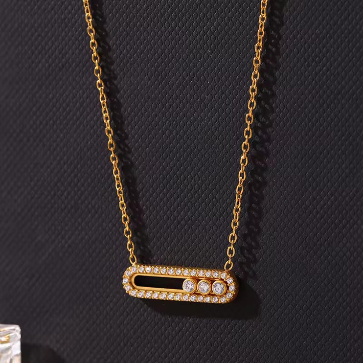 Promise In Gold Necklace