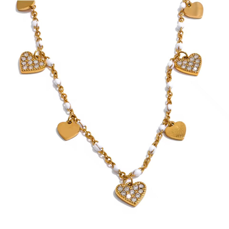Dancing Hearts Necklace