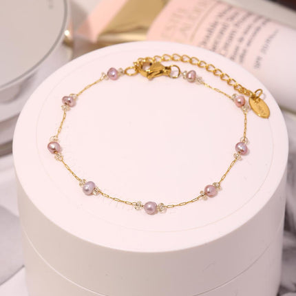 Rosewater Pearl Bracelet