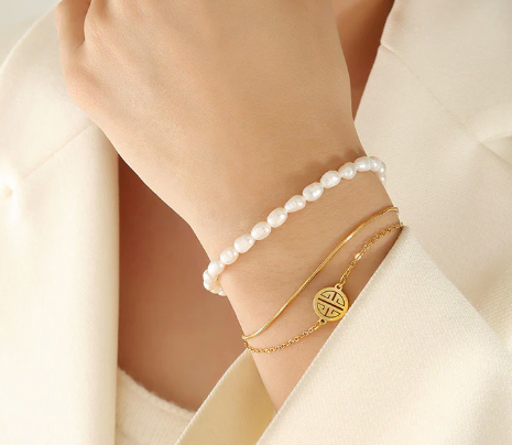 Harmony Pearl Bracelet