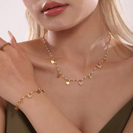 Dancing Hearts Necklace