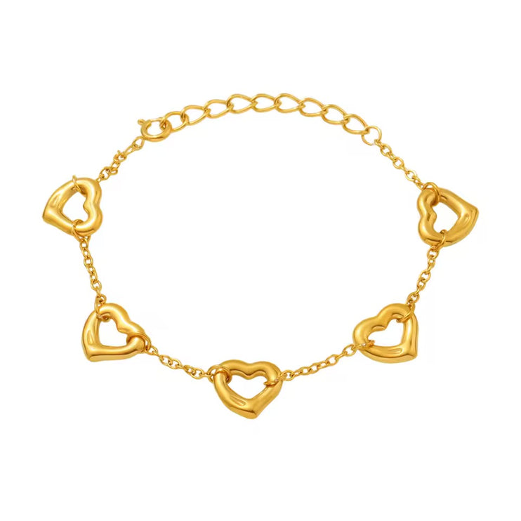 Heartline Charm Bracelet