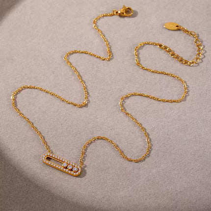 Promise In Gold Necklace
