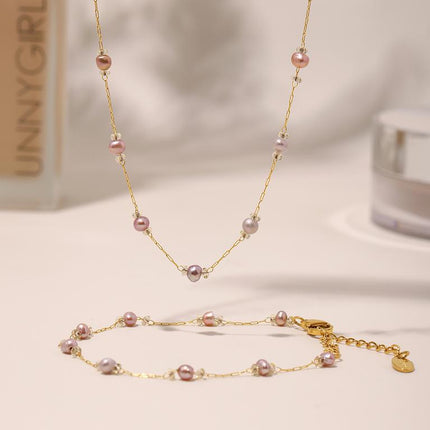 Rosewater Pearl Bracelet