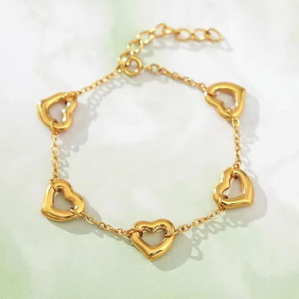 Heartline Charm Bracelet