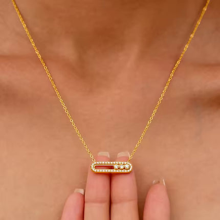 Promise In Gold Necklace