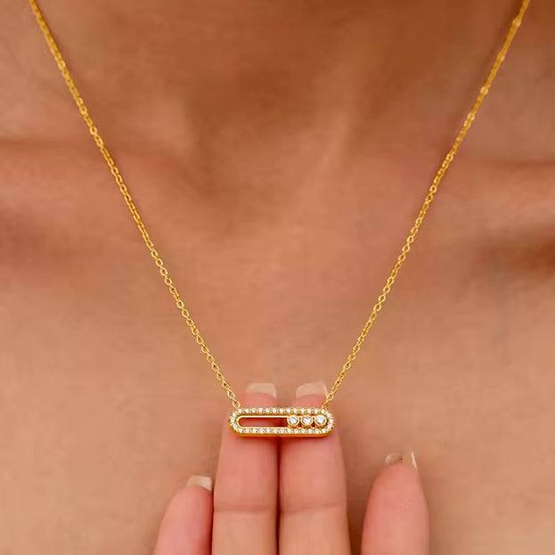 Promise In Gold Necklace