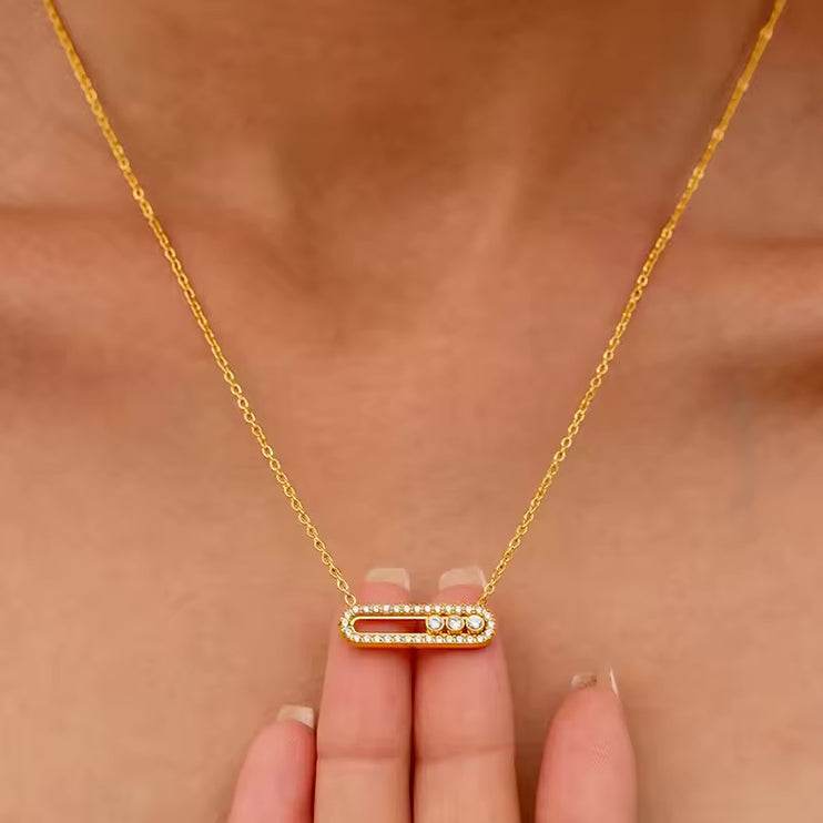 Promise In Gold Necklace