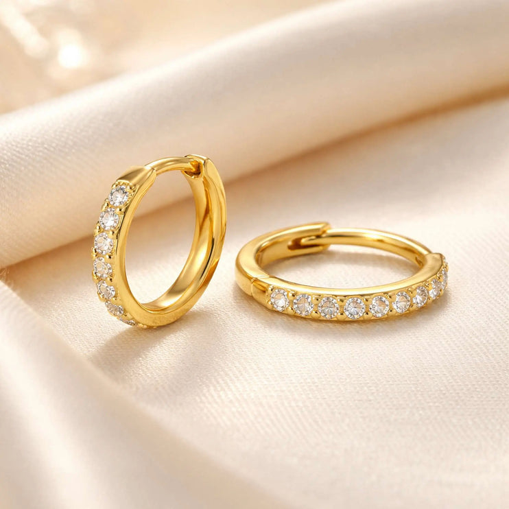 Moonline Glow Huggie Earrings 2Moon Jewellery