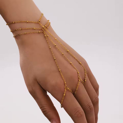 Golden Silhouette Handchain