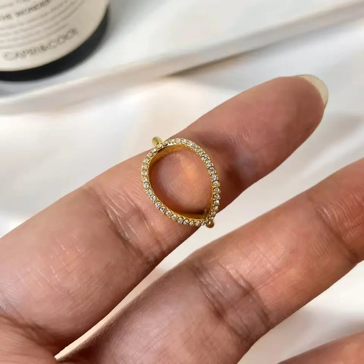 Aurora Curve Ring 2Moon Jewellery