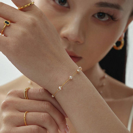 Rosewater Pearl Bracelet