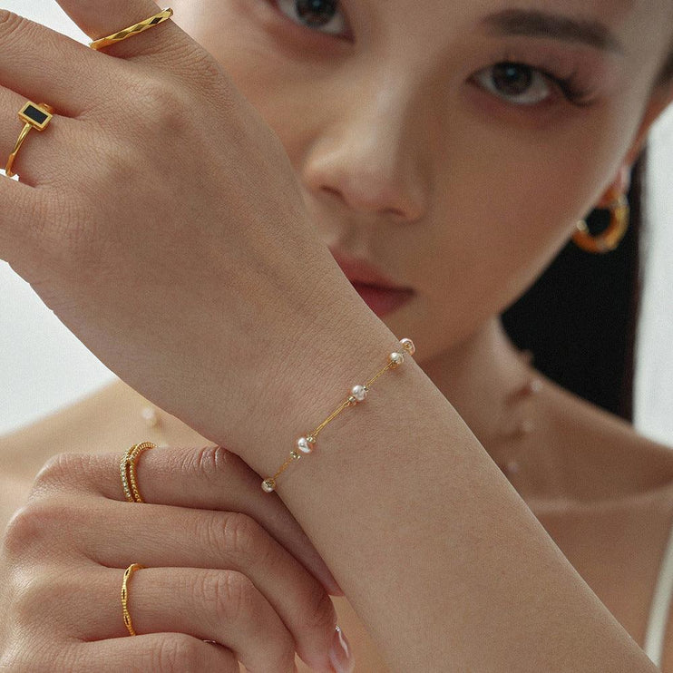 Rosewater Pearl Bracelet