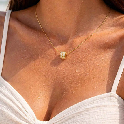 Lunar Axis Pendant Necklace 2Moon Jewellery