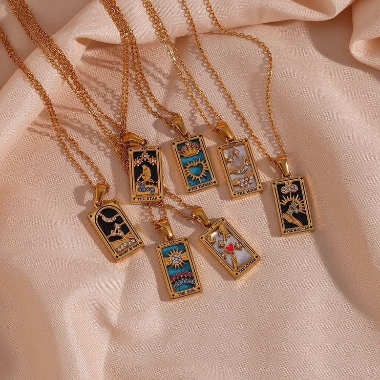Tarot Card Necklaces