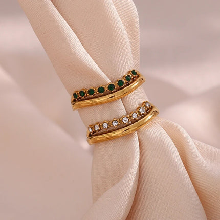 Dione Micro Paved Ring