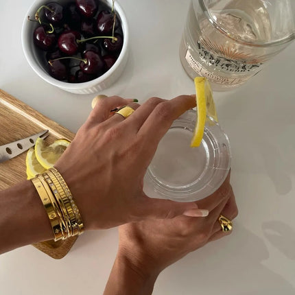 The Planet Uranus Bangle Bracelet