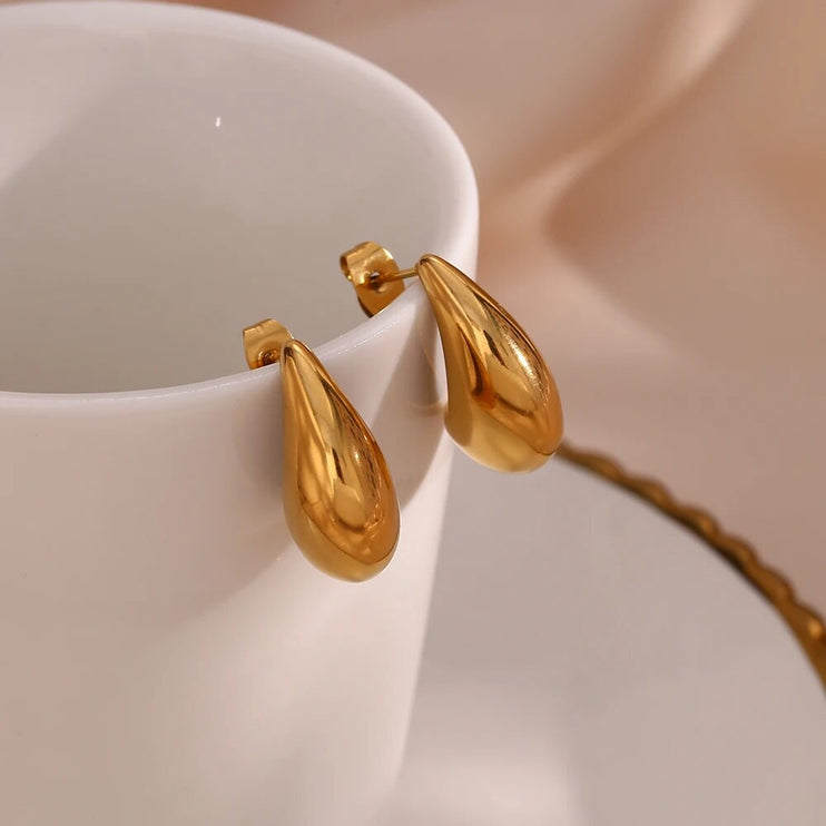 Hyperion Hollow Boat Earrings