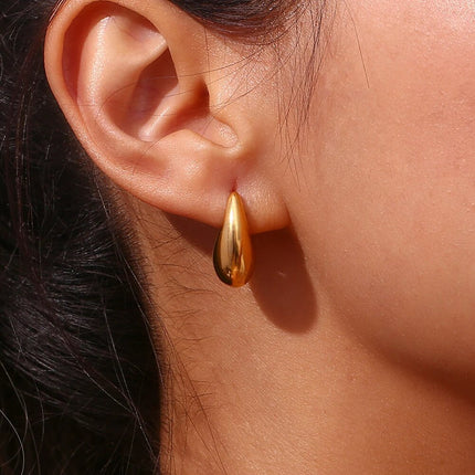 Hyperion Hollow Boat Earrings