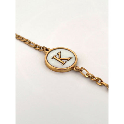 Abalone Letter Bracelet