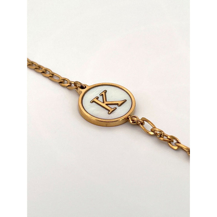 Abalone Letter Bracelet