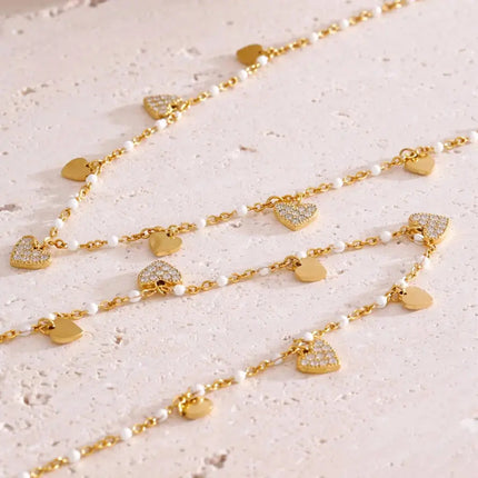 Dancing Hearts Necklace 2Moon Jewellery