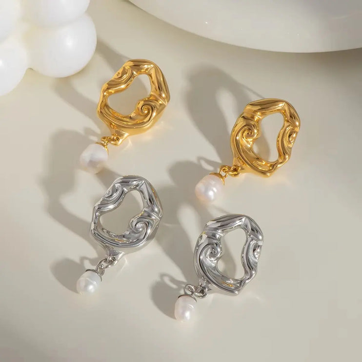 Moonwave Pearl Drops 2Moon Jewellery