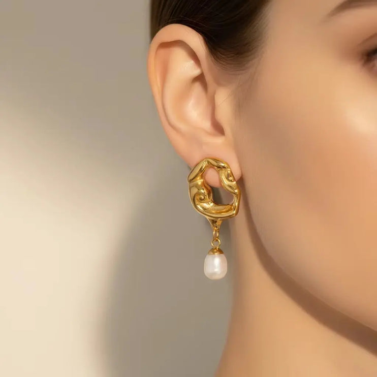 Moonwave Pearl Drops 2Moon Jewellery