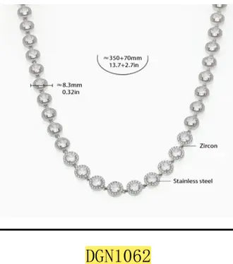 Full Moon Halo Necklace 2Moon Jewellery