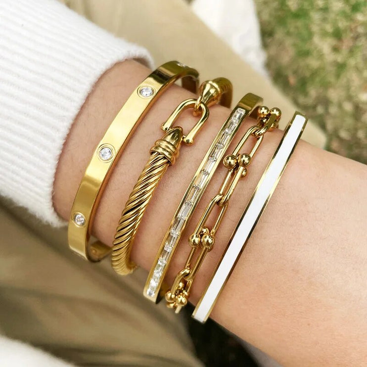 The Selene Chain-Bangle Bracelet