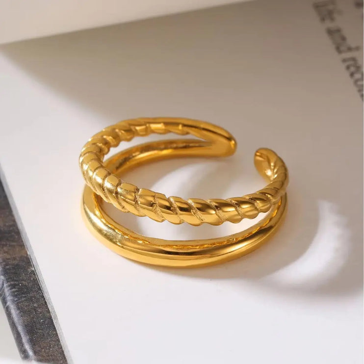 Twilight Duo Ring 2Moon Jewellery