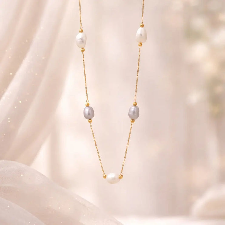 Pearl Serenade Necklace 2Moon Jewellery