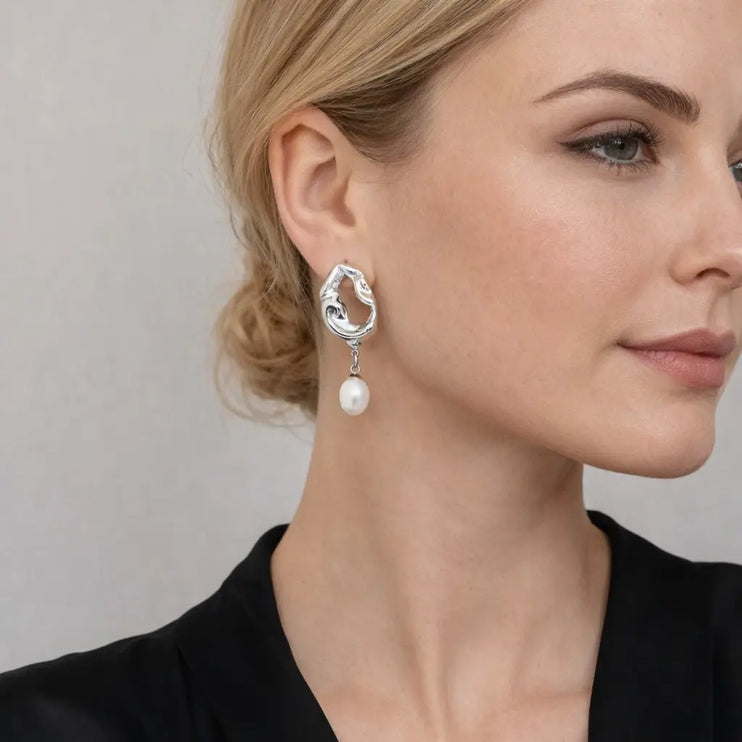 Moonwave Pearl Drops 2Moon Jewellery