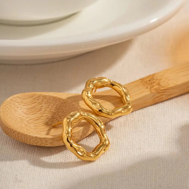 Solar Drift Hoops - 2Moon Jewellery