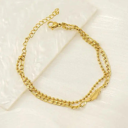 Feather Harmony Bracelet 2Moon Jewellery