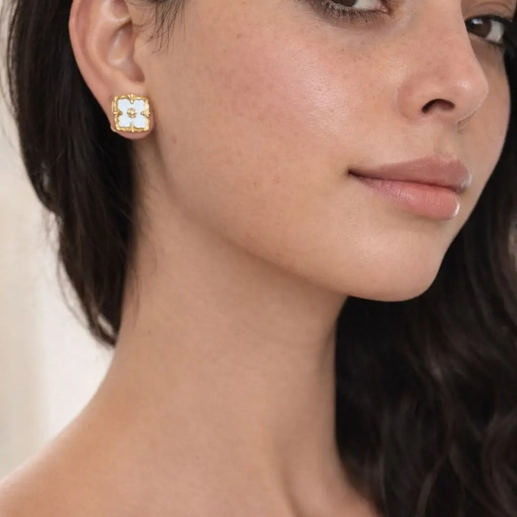 Celestia Bloom Studs 2Moon Jewellery