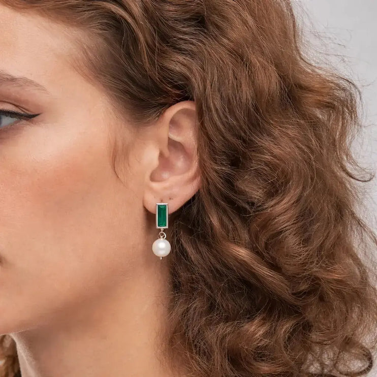 Emerald Moonfall Drops 2Moon Jewellery