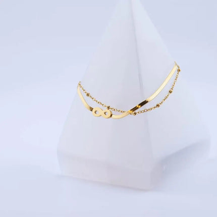 Infinity Dual Chain Bracelet 2Moon Jewellery