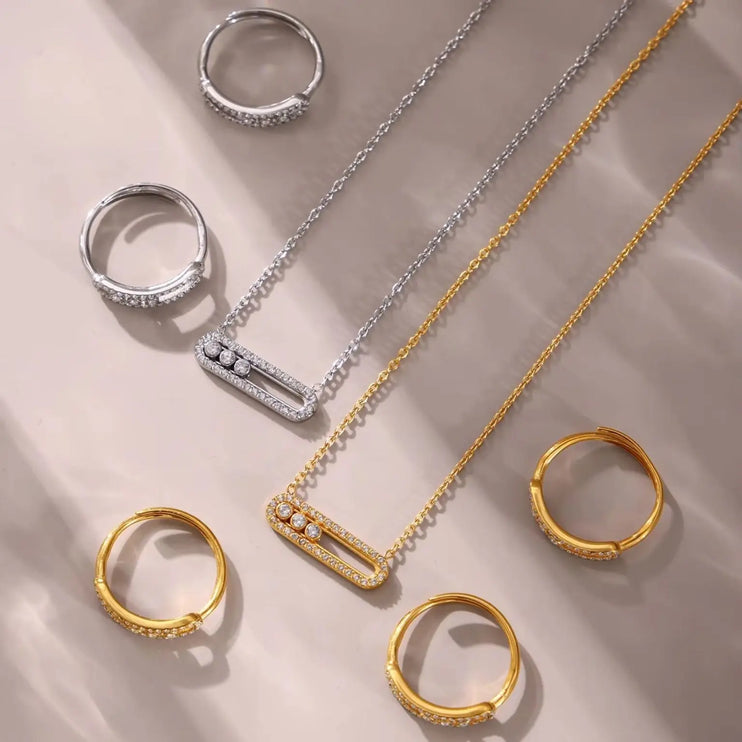 Promise In Gold Necklace 2Moon Jewellery