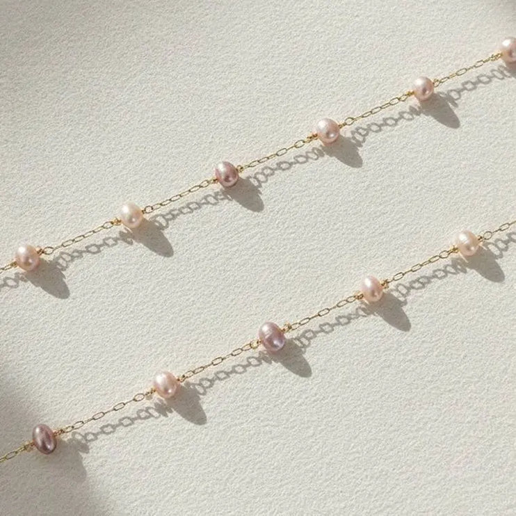 Rosewater Pearl Bracelet 2Moon Jewellery