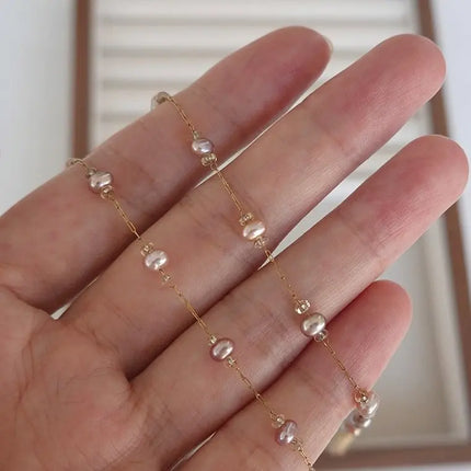 Rosewater Pearl Bracelet 2Moon Jewellery