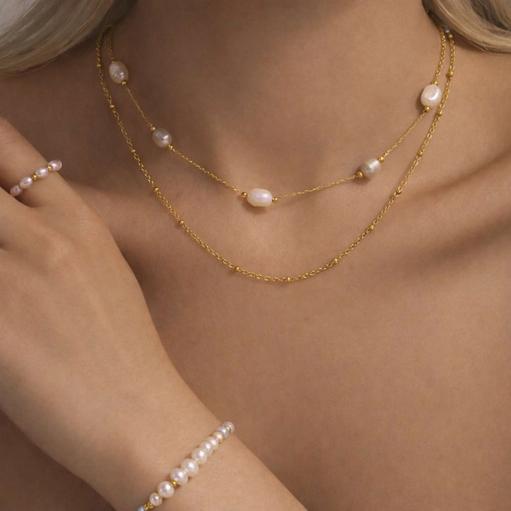 Pearl Serenade Necklace 2Moon Jewellery