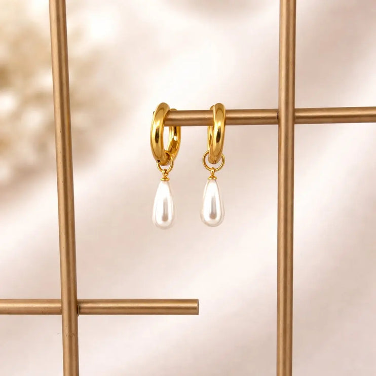 Aurora Drop Hoops 2Moon Jewellery