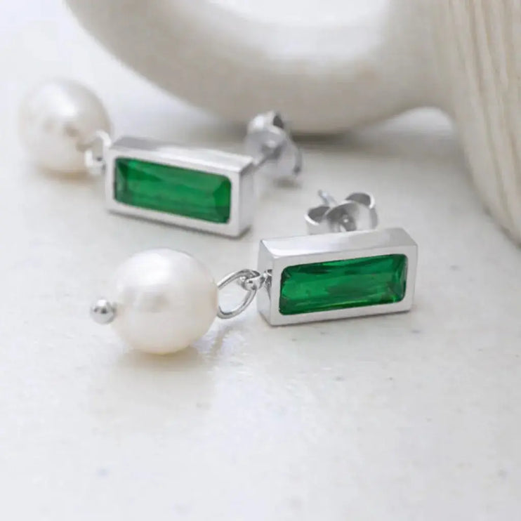Emerald Moonfall Drops 2Moon Jewellery