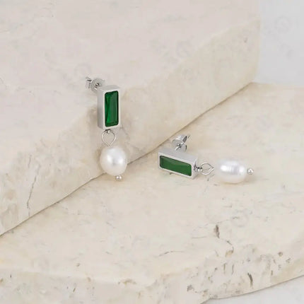 Emerald Moonfall Drops 2Moon Jewellery